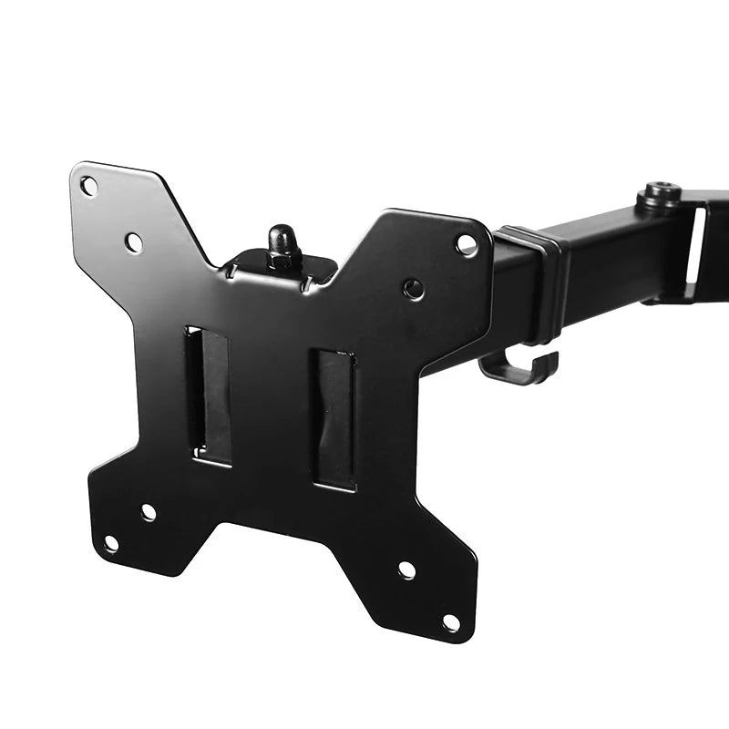 Dual-Monitor-Halterung mit Laptop-Arm, 360° Drehbar, Höhenverstellbar, Monitorständer für 10–30 Zoll Bildschirme