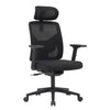 Bürostuhl aus Netzstoff, Höhenverstellbar, mit Hochklappbaren Armlehnen und 360° Rollen, Drehstuhl für Büro und Home Office